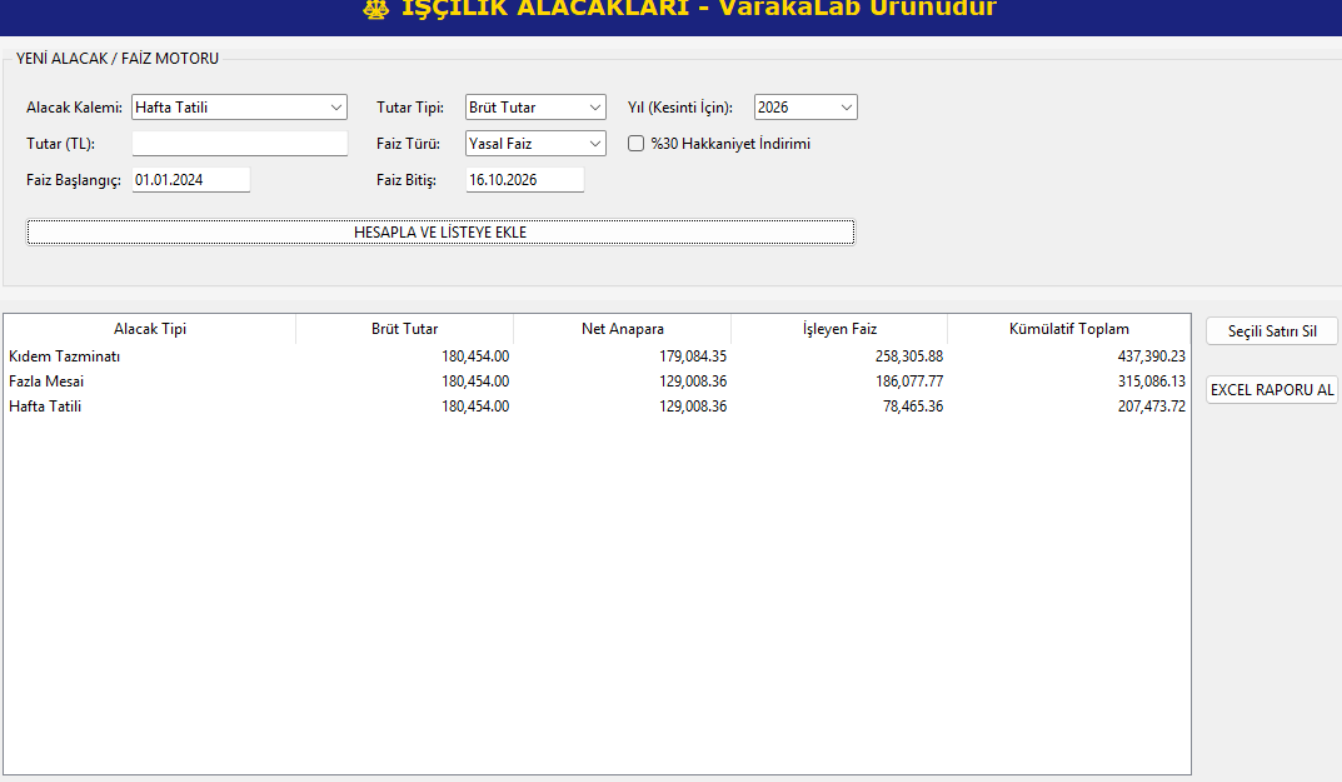 İŞÇİLİK ALACAKLARININ TAHSİLİ